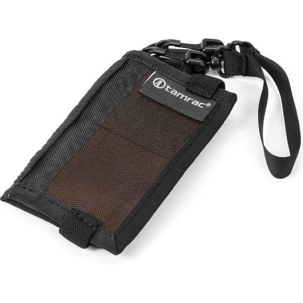 Tamrac Goblin Wallet CF4 geheugenkaartdoosje 4 kaarten Nylon Zwart, Oranje