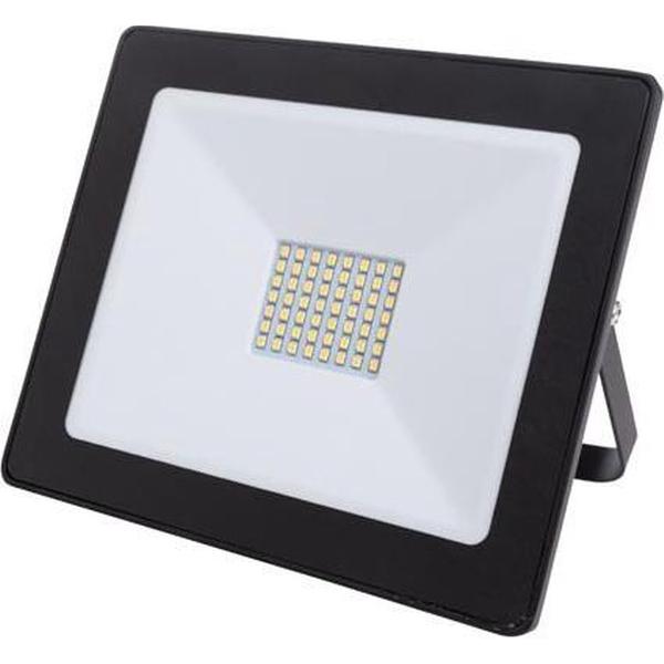 LED-Schijnwerper voor buitenshuis - 50 W, Neutraal wit - Zwart