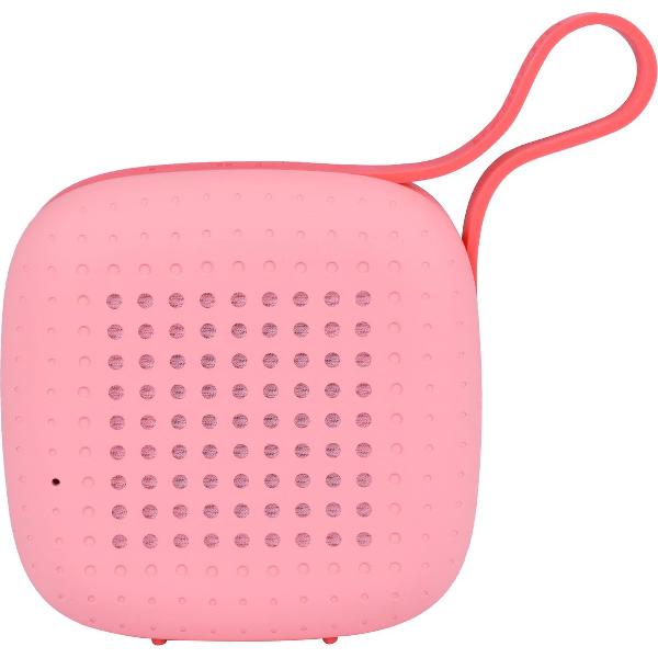 Sundaze Bluetooth Speaker | Stof- & Spatwaterdicht | 10 uur Speeltijd | Inclusief Micro USB-oplaadkabel | Handig Hengsel | Roze