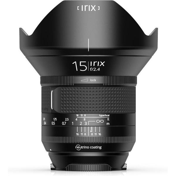 Irix Firefly, 15mm f/2.4 SLR Ultra-wide lens Black