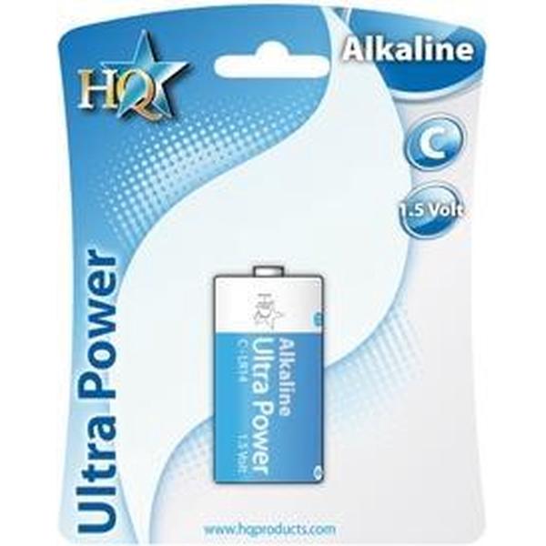 HQ, 1.5V C Alkaline Batterijen (2ST/BL)