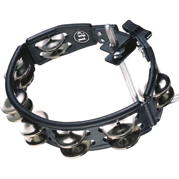 Cyclops Set Tambourine LP160, zwart, steel jingles