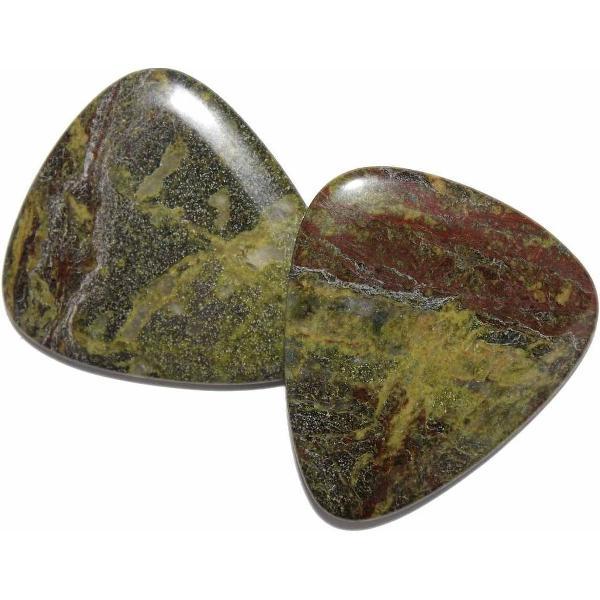 Drakenbloed Jaspis plectrum 3.00 mm