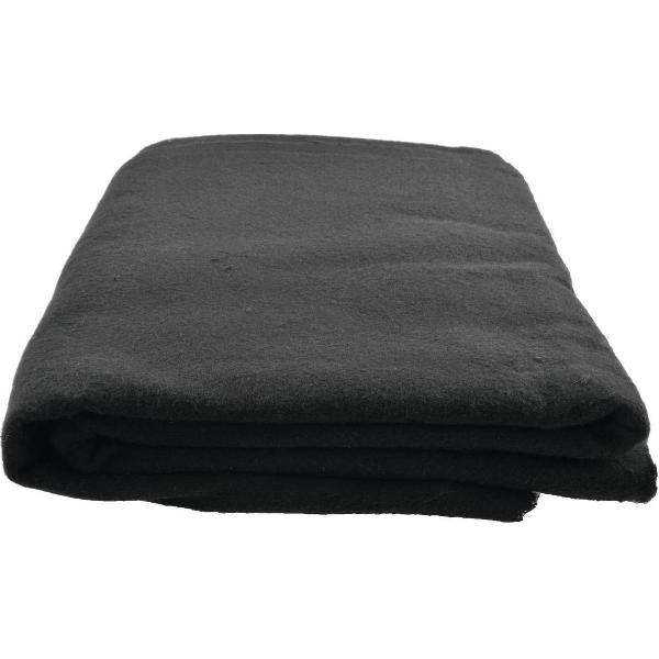 Europalms Toneelgordijn zwart 300x100cm - Backdrop - vlamvertragend - 300gr/sqm