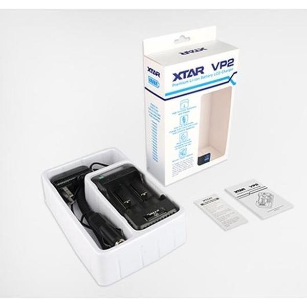 XTAR VP2 batterij-oplader