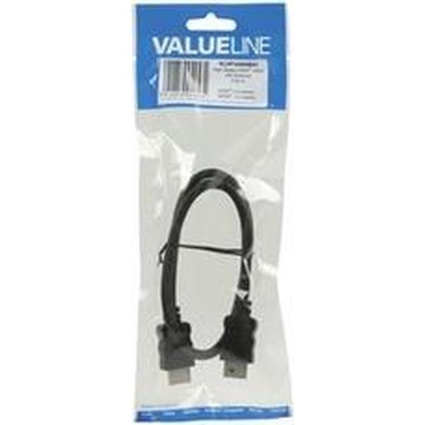 Valueline - 1.4 High Speed HDMI kabel - 0,50 m - Zwart