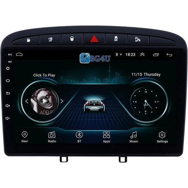 Navigatie radio Peugeot 408 2010-2016, Android 8.1, 9 inch scherm, Canbus, GPS, Wifi, Mirr