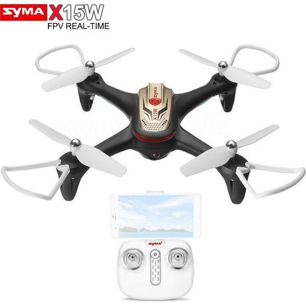 Syma X15W FPV Real time Live Camera drone +app control quadcopter -zwart