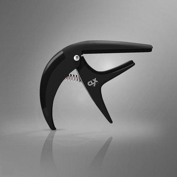 CLX Capo BLK NYL - Capo voor Klassieke Gitaar
