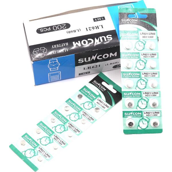 Suncom Alkaline Batterijes LR621/LR60 AG1/1.55V