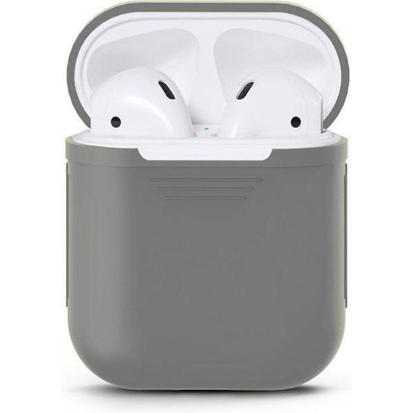 KELERINO. Siliconen hoesje voor Apple Airpods Softcase - Grijs