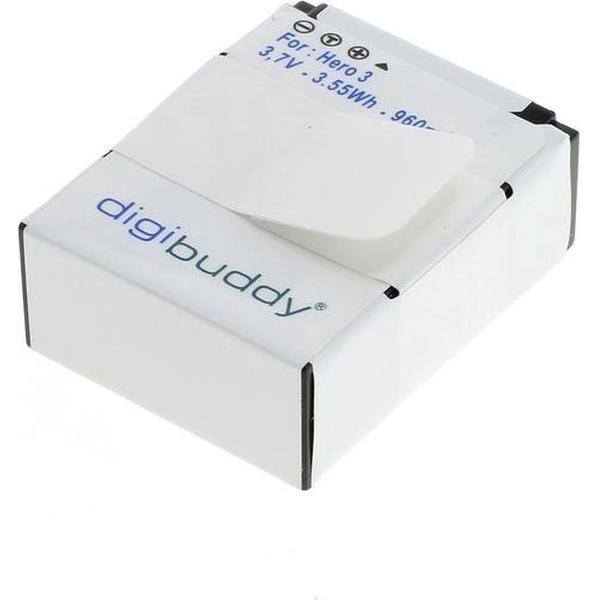 Accu voor GoPro Hero3 / Hero3+ Li-Ion 960mAh ON1169