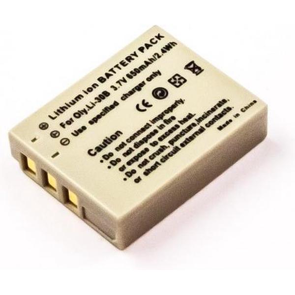 Battery similar OLYMPUS LI-30B, Li-ion, 3,7V, 650mAh, 2,4Wh