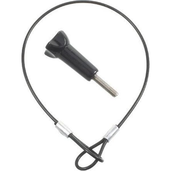 PRO SERIES 30cm Anti-Verloren Draadkabel + Schroeven voor GoPro / DJI OSMO & ActionCam