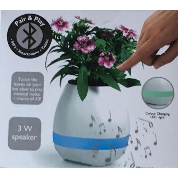 Bloempot met Ingebouwde Bluetooth Speaker