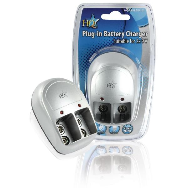 HQ batterijlader voor 9V batterijen