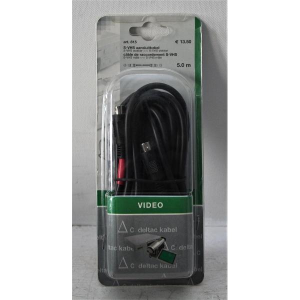 Deltac 815 S-VHS aansluitkabel 5m