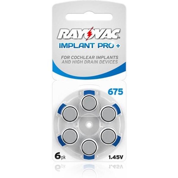 Rayovac 675 IMPLANT PRO+ Gehoorapparaat batterijen