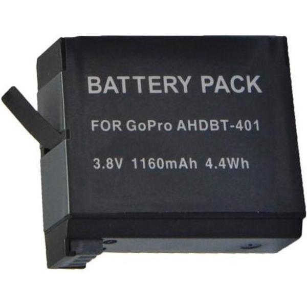 Premium kwaliteit batterij geschikt voor GoPro Hero 4 | 1160mAh | 3.8V