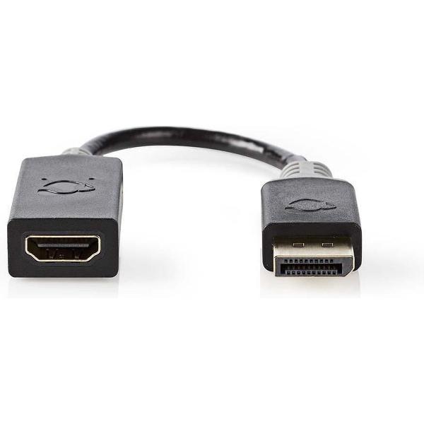 Nedis DisplayPort 1.2 naar HDMI 1.4 adapter (4K 30 Hz) - 0,20 meter