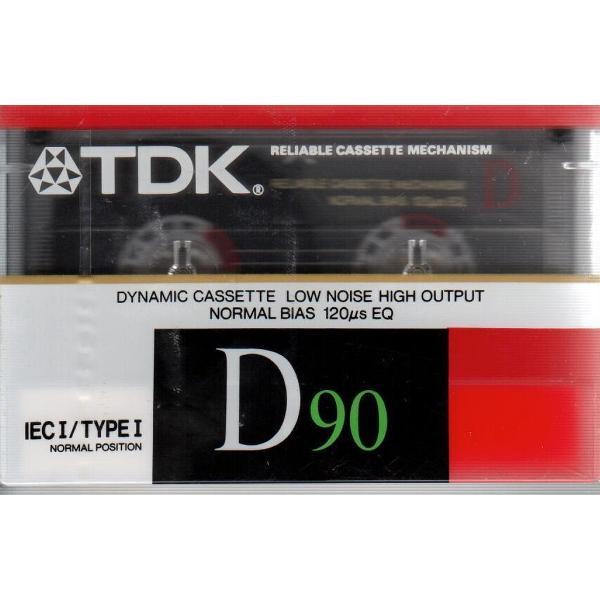 TDK D 90 -AUDIO TAPE (CASSETTE BANDJE) - 90 MIN (2 X 45) - VINTAGE TAPE UIT 1988