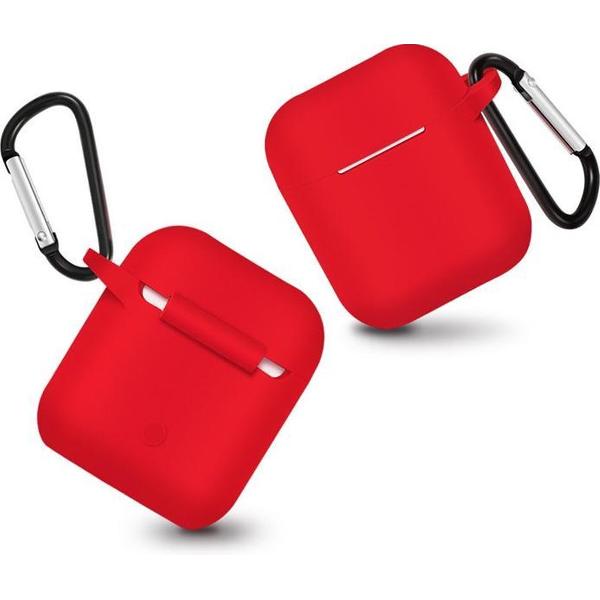 Apple Airpodscase met accessoire (Rood)