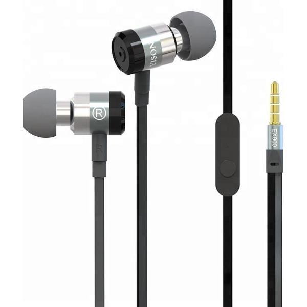 Yison EX900 In-Ear Oordopjes met 3.5mm Jack Oortjes voor Apple iPhone / Samsung Galaxy / Huawei - zwart