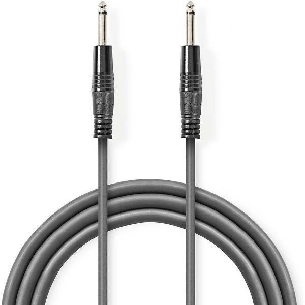 Nedis 6,35mm Jack mono luidsprekerkabel - 10 meter