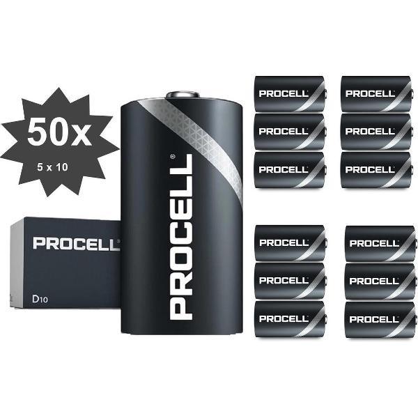 PROCELL LR20 D Alkaline batterij - 50 Stuks (5 pakjes a 10st) -