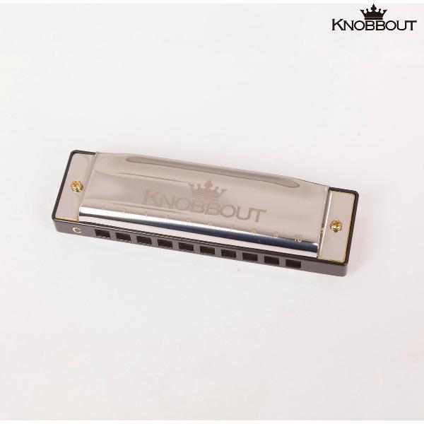 Mondharmonica in C, zilver