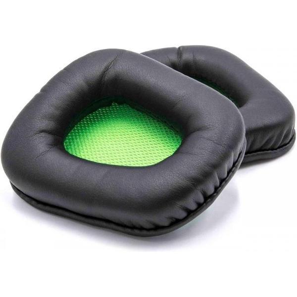 VHBW Oorkussens compatibel met Razer Electra / groen