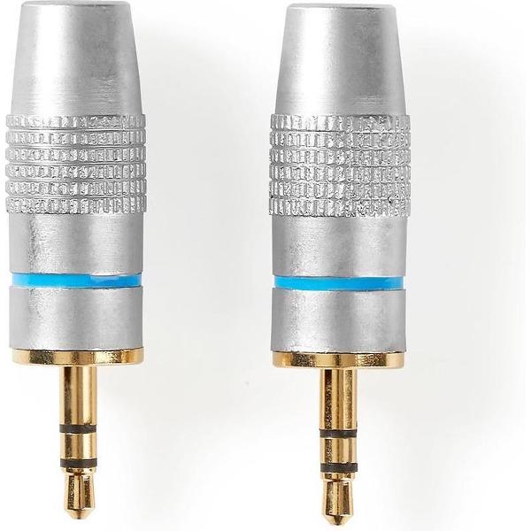 Nedis Premium 3,5mm Jack (m) connectoren set - metaal - 3-polig / stereo
