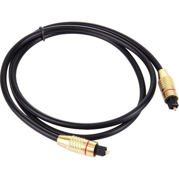 Digitale audio optische vezel Toslink-kabel, kabellengte: 1 m, OD: 5,0 mm