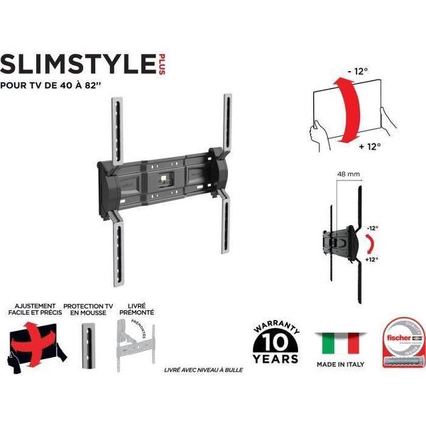 Meliconi SlimStyle Plus 400 ST 2,08 m (82'') Zwart