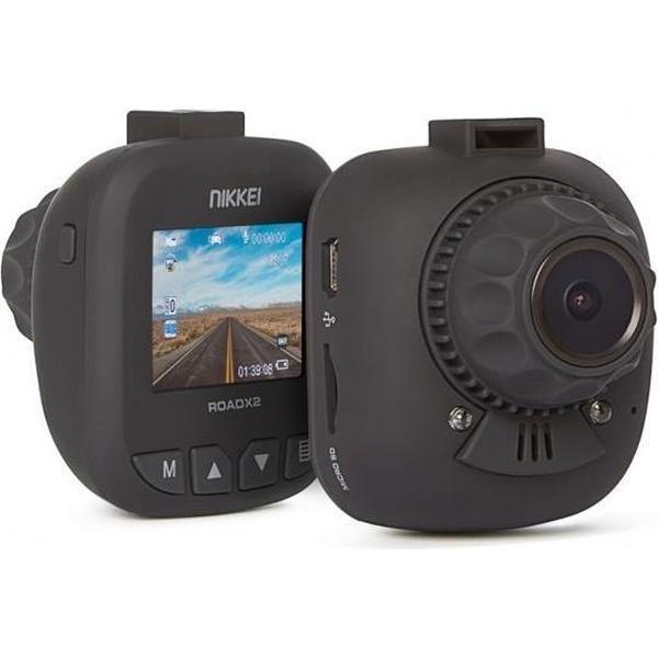 Nikkei RoadX2 - Full HD Dashcam voor Auto - met Bewegingssensor, Nachtfunctie en LCD Scherm