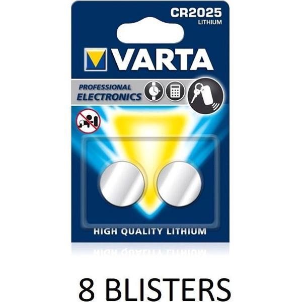 Varta CR2025 Lithium 3V - 16 stuks