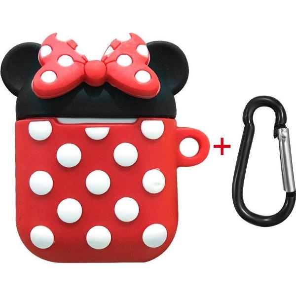 Airpods Hoesje | Airpods Case | Japanse Cartoon Kawaii Stijl Cute | Mevrouw Muis | Vaderdag Kados | Vader Cadeautjes | Geschenk