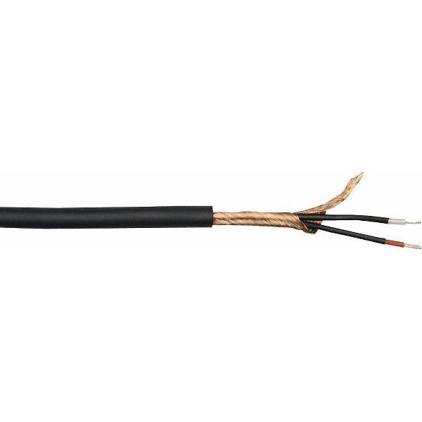 DAP Audio MC-226B microfoon kabel zwart, dubbele isolatie, 100 meter op rol