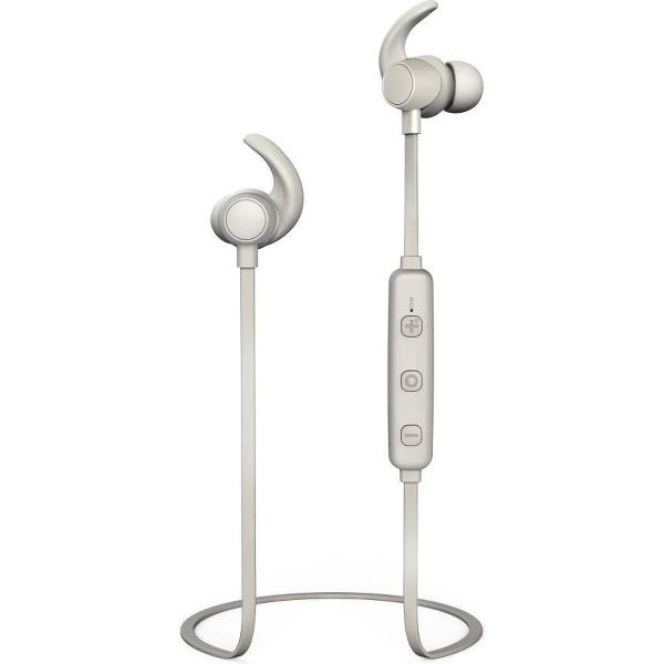 Thomson WEAR7208GR Bluetooth®-koptelefoon, in-ear, microfoon, ear-hook, grijs