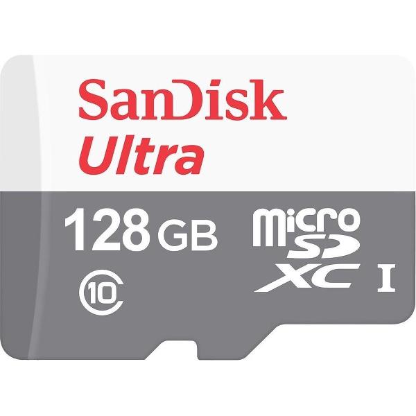 SanDisk Ultra flashgeheugen 128 GB MicroSDXC Klasse 10