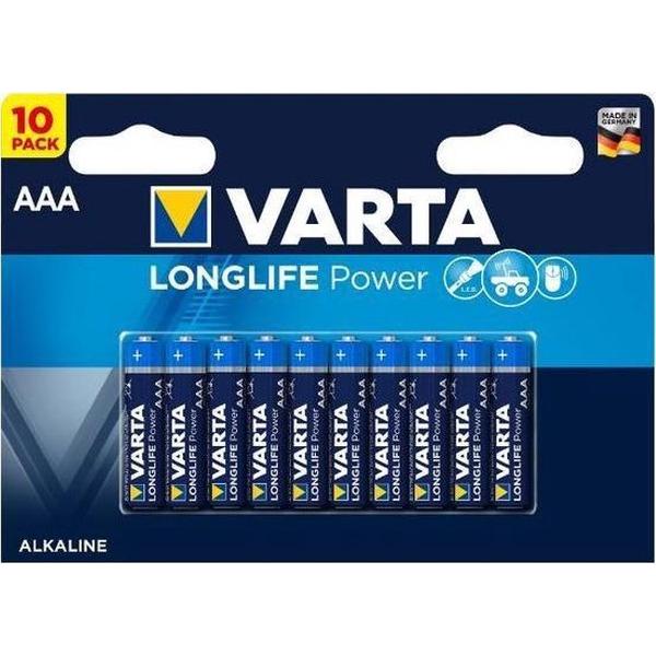 Varta Longlife Power AAA Batterijen - 10 stuks