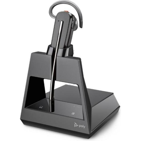 POLY Voyager 4245 Office Headset oorhaak Bluetooth Zwart
