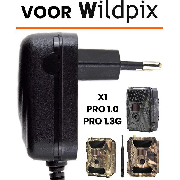 Adapter voor Wildpix Wildcamera - Voeding - 12V - X1 - Pro 1.0 - Pro 1.3G