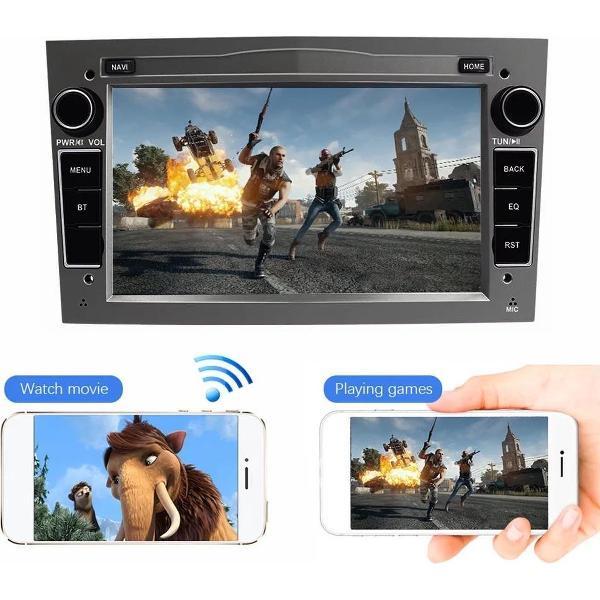 GRATIS CAMERA!! Opel Astra Antara Vectra Corsa Combo Meriva Vivaro Zafira Signum Tigra Twintop Android 10 Navigatie en Multimediasysteem Grijs