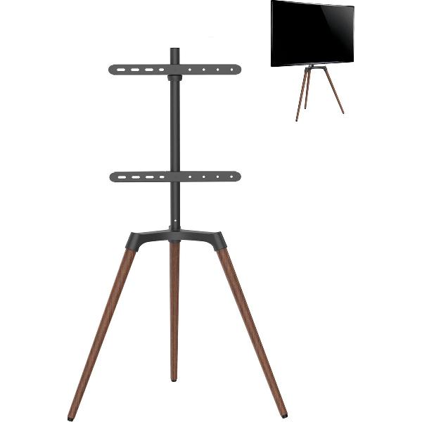 Tv beeldscherm standaard statief schilders ezel design studio - draaibaar - tot 65 inch