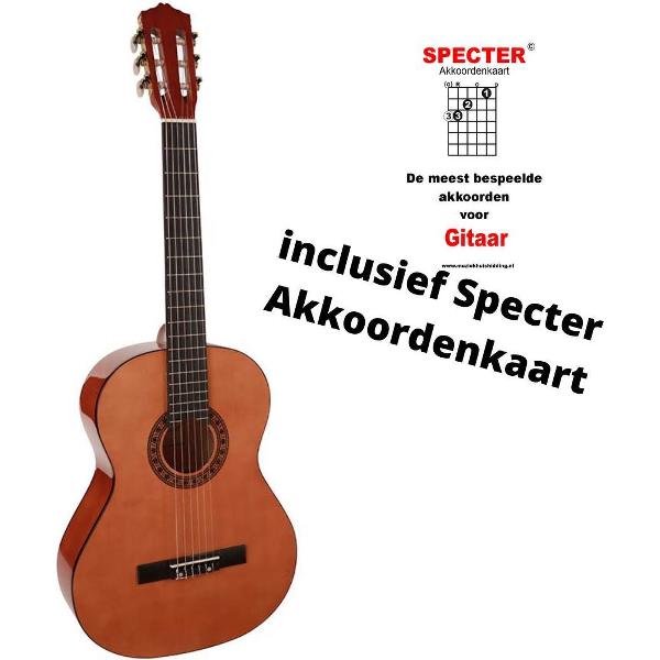 Klassieke Gitaar | Met Handige Specter Akkoordenkaart | 4/4 |