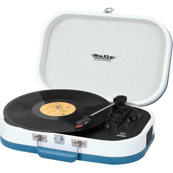 Platenspeler met USB / AUX / MP3 / Bluetooth / RCA-uitgang - Trevi TT1020 Turquoise