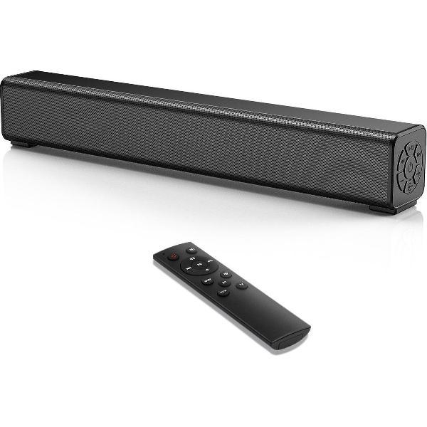 TV Soundbar met ingebouwde Subwoofer Surround Sound, Wireless 5.0 Bluetooth Device Streaming, GROTE afstandsbediening