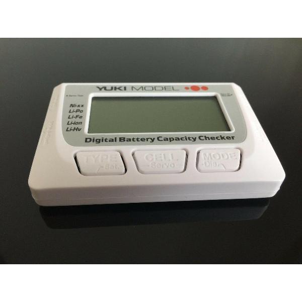 Yuki Digital Battery lipo en servo tester - NiCd - NiMH - LiFE - LiPo