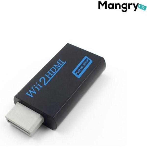 Verbeterde Wii2HDMI 2020 Omvormer Premium Wii naar HDMI Converter - Wii naar HDMI Kabel Adapter - 3.5 Audio Video Output - 1080P - Mangry